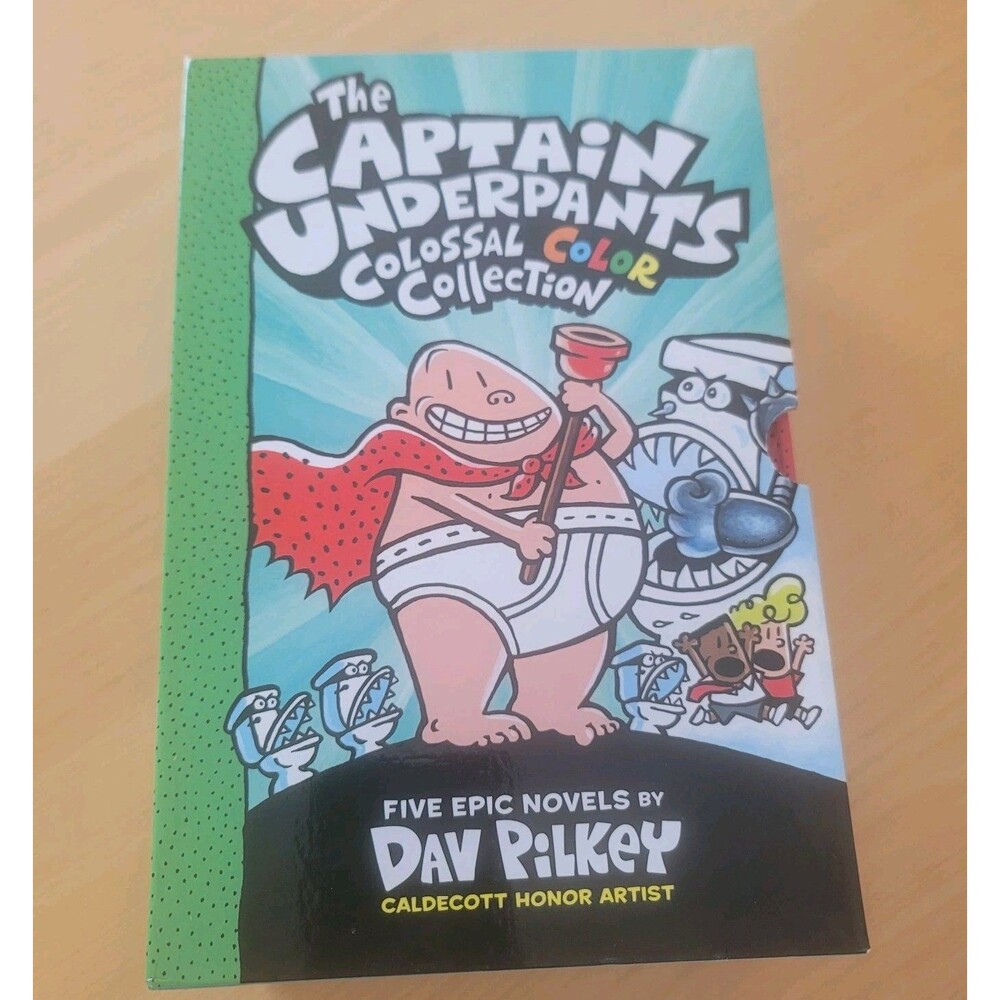 Captain Underpants Colossal Color Collection Box Set 5